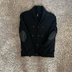 PEA COAT STYLE CARDIGAN